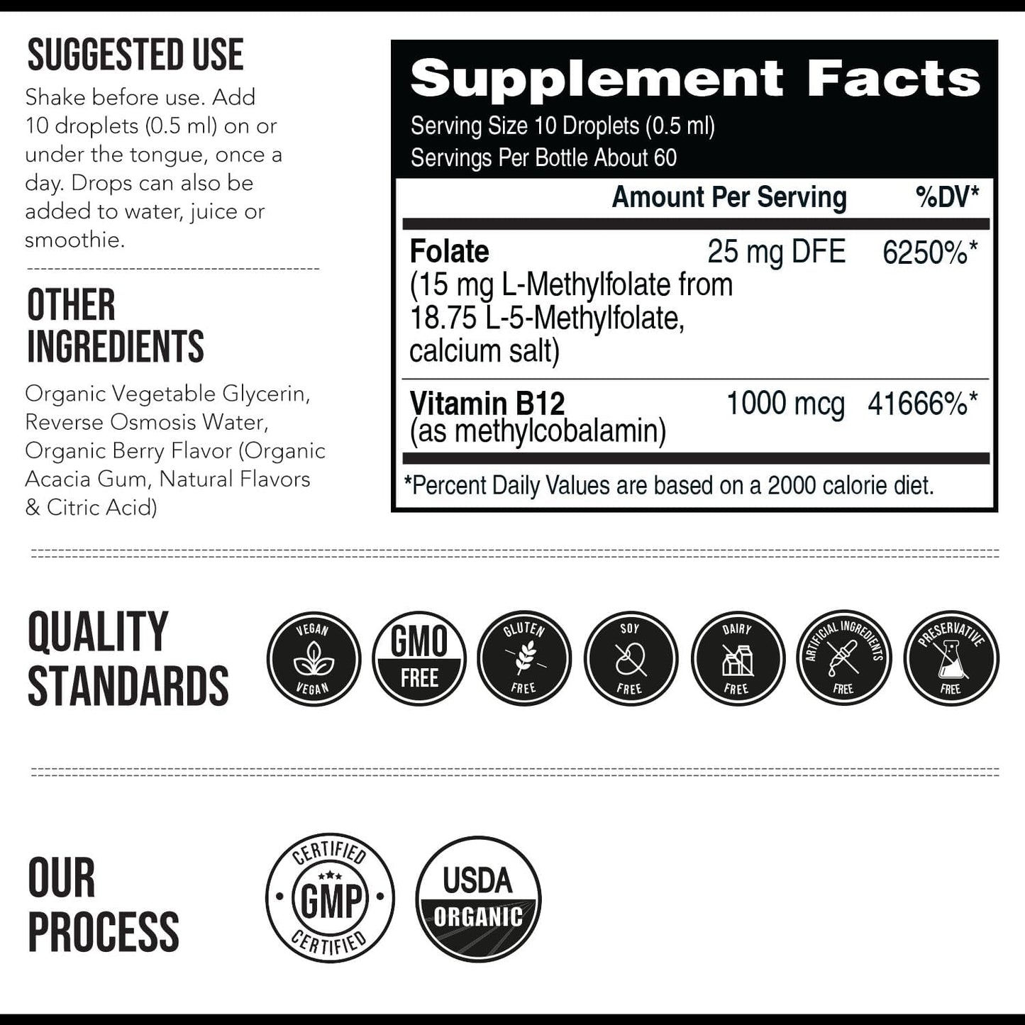 L-Methylfolate Plus Methyl-B12 Drops